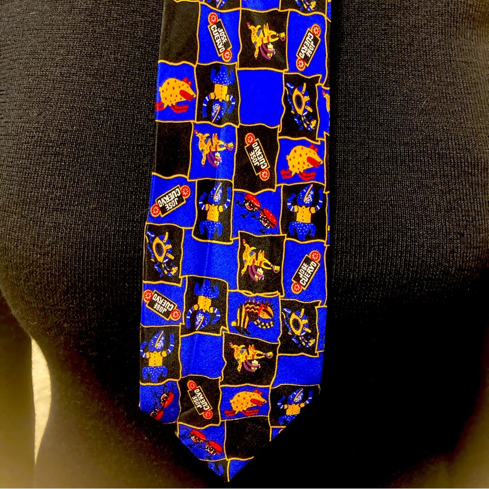 Cinco de Mayo Jose Cuervo fun silk TIE